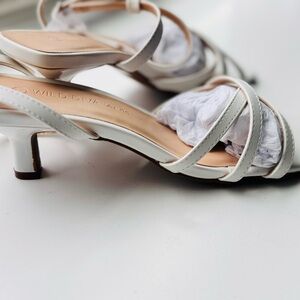 Fashion Nova White Strappy Sandals